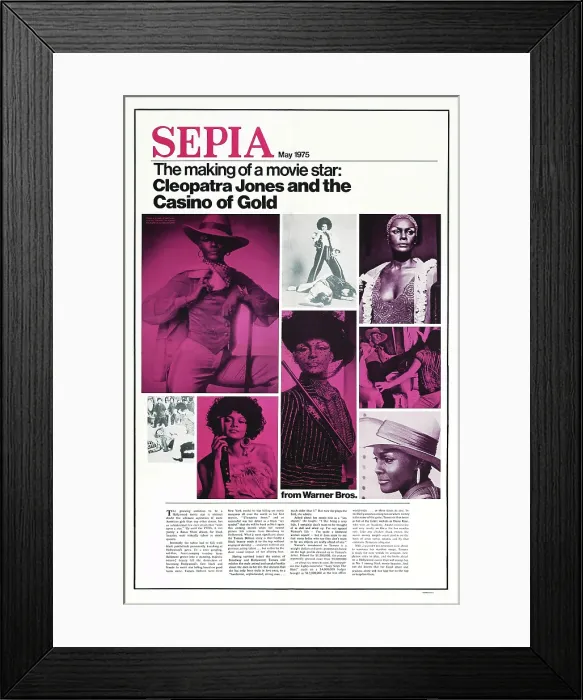 Framed Print : CLEOPATRA JONES AND THE CASINO OF GOLD, US poster, Tamara Dobson, 1975