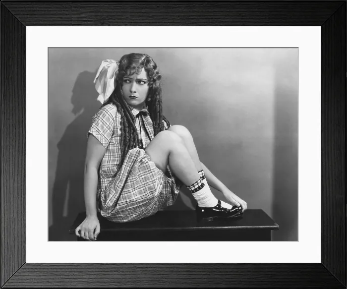 Framed Print : THE COAST OF FOLLY, Gloria Swanson, 1925