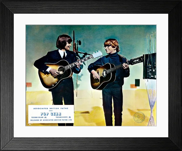 Framed Print : GO GO MANIA, (aka POP GEAR), Peter and Gordon 1964 Framed Print : GO GO MANIA, (aka POP GEAR), Peter and Gordon 1964
