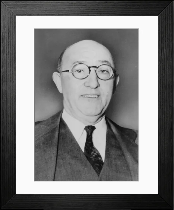 Framed Print : William Fox, founder of Fox Films, in 1941-42, when he was sentenced to prison. He was convicted of bribing two judges for favorable rulings related to his 1936 bankruptcy Framed Print : William Fox, founder of Fox Films, in 1941-42, when he was sentenced to prison. He was convicted of bribing two judges for favorable rulings related to his 1936 bankruptcy