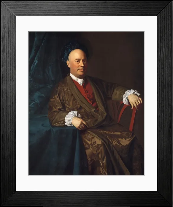 Framed Print : JOSEPH SHELBURNE, by John Singleton Copley, 1767-70, American Colonial painting, oil on canvas