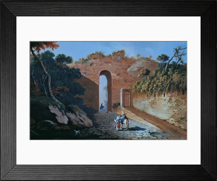 Framed Print : Arch (Arco), by unknown artist, 18th Century, oil on canvas - Whole artwork view