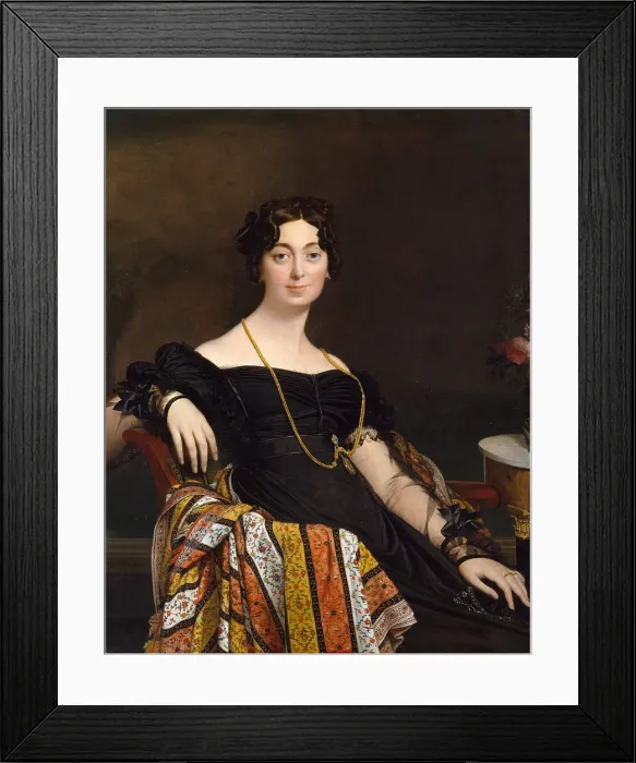 Framed Print : MADAME JACQUES-LOUIS LEBLANC, by Jean Auguste Dominique Ingres, 1823, French painting, oil on canvas Framed Print : MADAME JACQUES-LOUIS LEBLANC, by Jean Auguste Dominique Ingres, 1823, French painting, oil on canvas