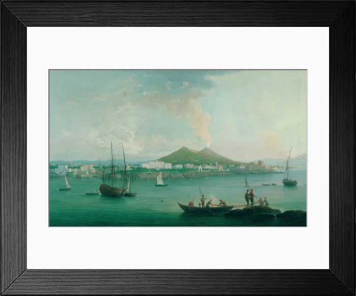 Framed Print : Portici (Portici), by Gabriele Ricciardelli, 18th Century, oil on canvas - Whole artwork view Framed Print : Portici (Portici), by Gabriele Ricciardelli, 18th Century, oil on canvas - Whole artwork view