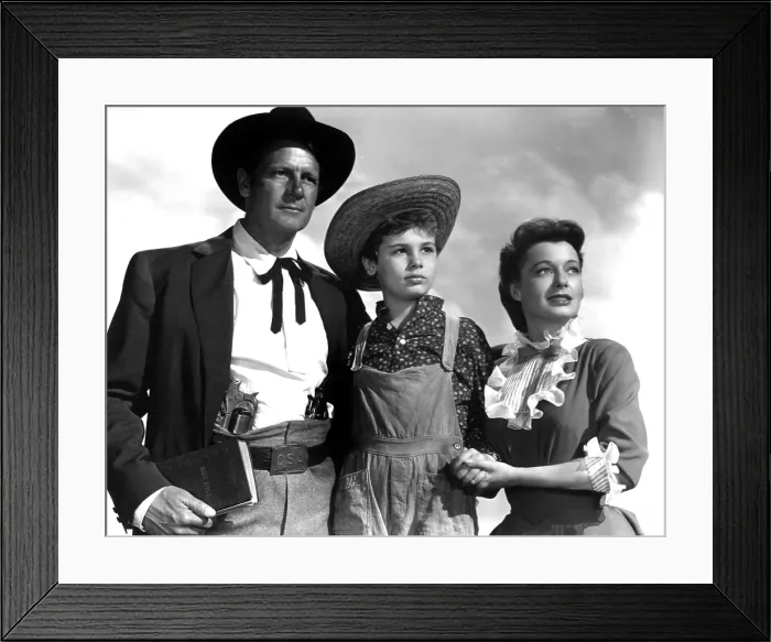 Framed Print : STARS IN MY CROWN, Joel McCrea, Dean Stockwell, Ellen Drew, 1950