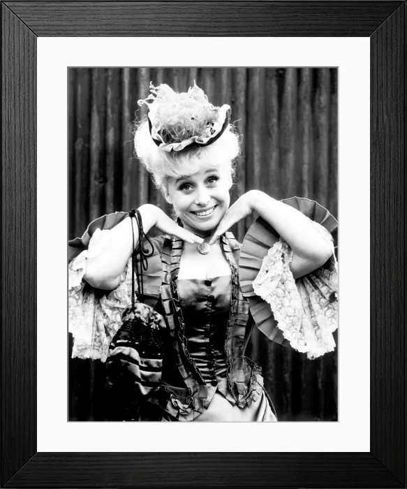Framed Print : A STUDY IN TERROR, Barbara Windsor, 1965 Framed Print : A STUDY IN TERROR, Barbara Windsor, 1965