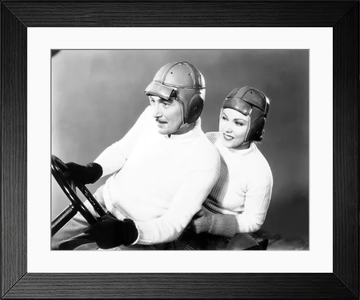 Framed Print : THE COUNTESS OF MONTE CARLO, from left: Paul Lukas, Fay Wray, 1934