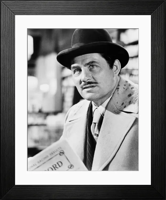 Framed Print : THE STING, Robert Shaw, 1973 Framed Print : THE STING, Robert Shaw, 1973