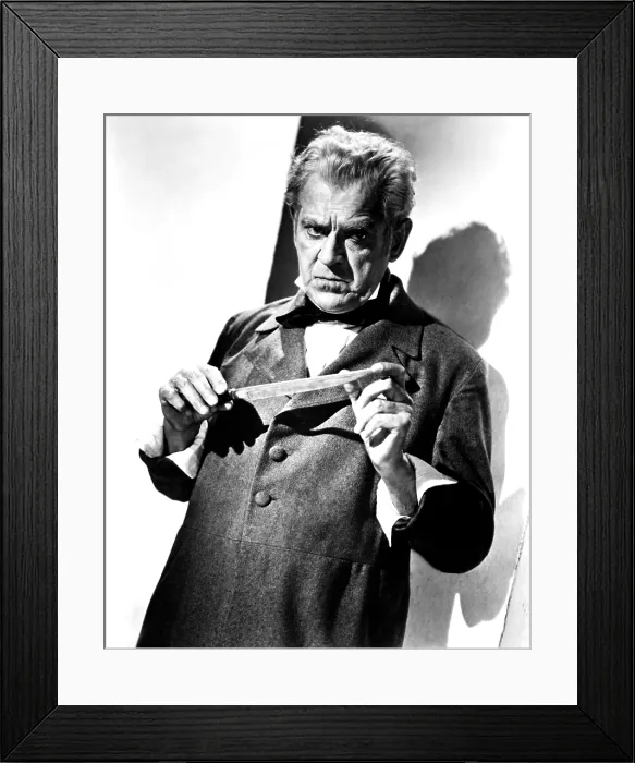 Framed Print : CORRIDORS OF BLOOD, Boris Karloff, 1958