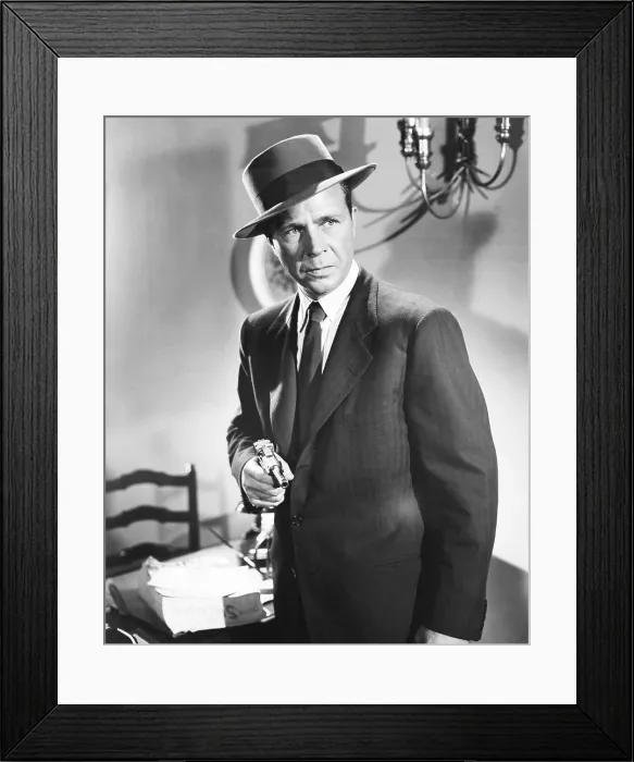 Framed Print : CORNERED, Dick Powell, 1945 Framed Print : CORNERED, Dick Powell, 1945