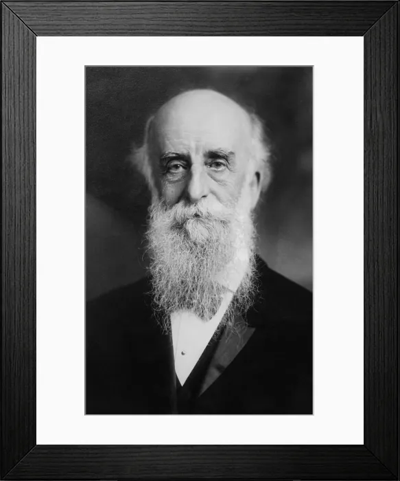 Framed Print : Lyman Abbott, editor-in-chief of THE OUTLOOK, a magazine that promoted political and social reform. He hired Col