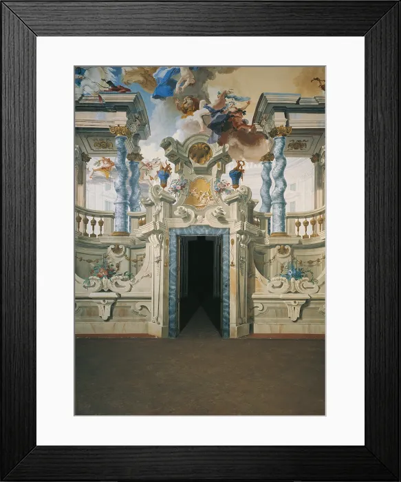 Framed Print : Chariot of the Sun and Fall of Phaeton (Carro del Sole e caduta di Fetonte), by Fabrizio and Bernardino Galliari, 18th Century, oil on canvas - Whole artwork view Framed Print : Chariot of the Sun and Fall of Phaeton (Carro del Sole e caduta di Fetonte), by Fabrizio and Bernardino Galliari, 18th Century, oil on canvas - Whole artwork view