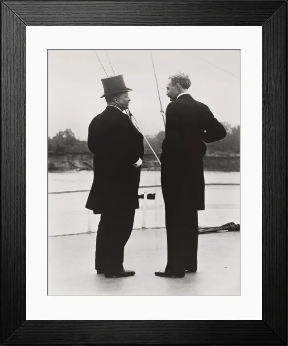 Framed Print : Theodore Roosevelt and Gifford Pinchot aboard the steamship MISSISSIPPI, on the Mississippi River, Oct. 1-6, 1907