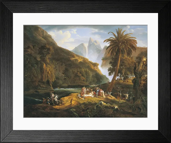 Framed Print : The death of Count Josselin de Montmorency, by Massimo D'Azeglio, 1825, 19th Century, oil on canvas - Italy, Piedmont, Turin, Civic Collection of Modern and Contemporary Art Framed Print : The death of Count Josselin de Montmorency, by Massimo D'Azeglio, 1825, 19th Century, oil on canvas - Italy, Piedmont, Turin, Civic Collection of Modern and Contemporary Art
