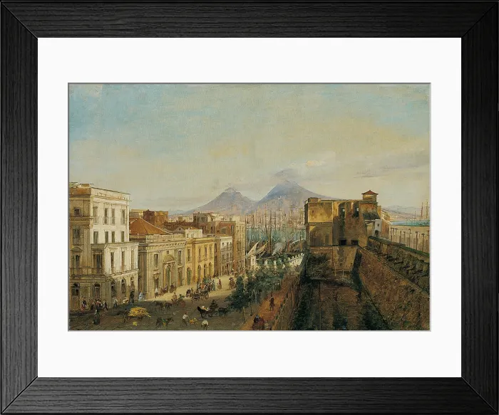 Framed Print : View of Largo di Castello (Largo di Castello), by Frans Vervloet, 19th Century, oil on canvas - Whole artwork view Framed Print : View of Largo di Castello (Largo di Castello), by Frans Vervloet, 19th Century, oil on canvas - Whole artwork view