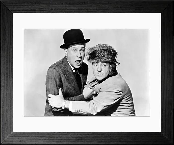 Framed Print : COMIN ROUND THE MOUNTAIN, Bud Abbott, Lou Costello [Abbott and Costello], 1951