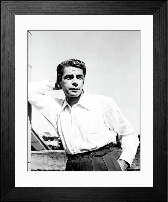 Framed Print : COMMANDOS STRIKE AT DAWN, Paul Muni, on location in Victoria, British Columbia, 1942