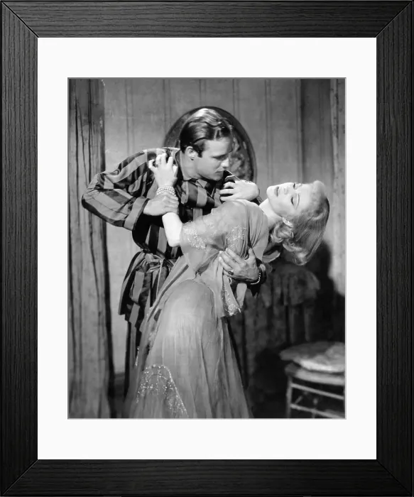 Framed Print : A STREETCAR NAMED DESIRE, from left, Marlon Brando, Vivien Leigh, 1951 Framed Print : A STREETCAR NAMED DESIRE, from left, Marlon Brando, Vivien Leigh, 1951