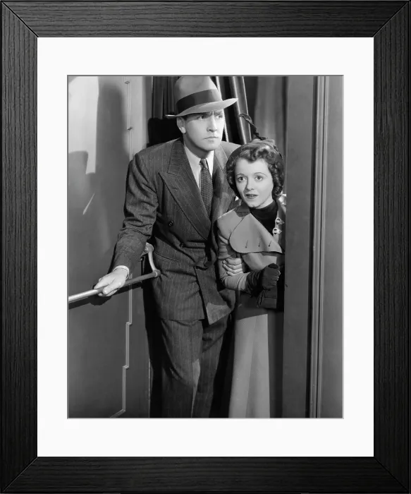 Framed Print : A STAR IS BORN, Fredric March, Janet Gaynor, 1937