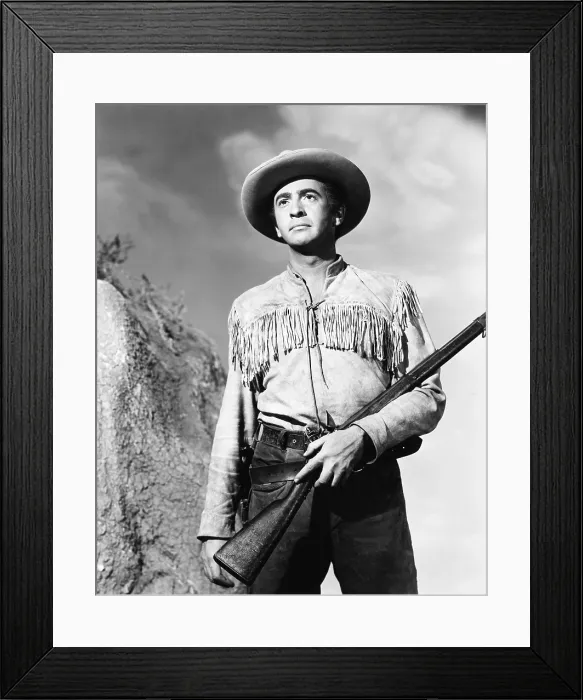 Framed Print : COMANCHE TERRITORY, Macdonald Carey as Jim Bowie, 1950