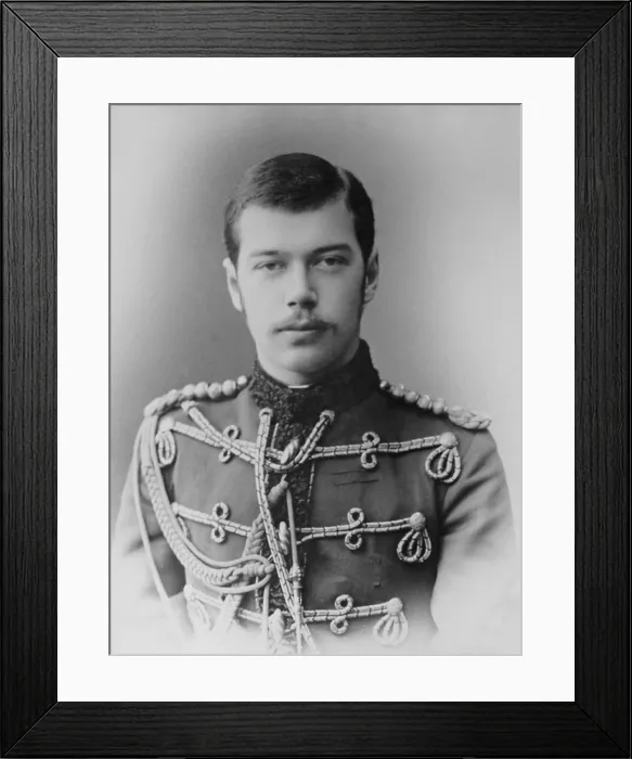 Framed Print : Czar Nicholas II of Russia in 1886, at age 18 (BSLOC_2017_2_4)
