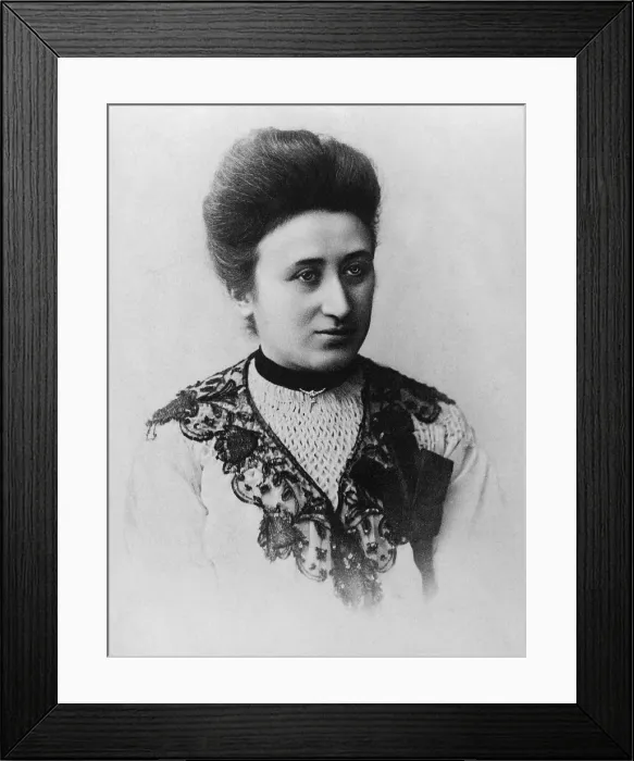 Framed Print : Rosa Luxemburg, was a Polish born German Communist revolutionary leader