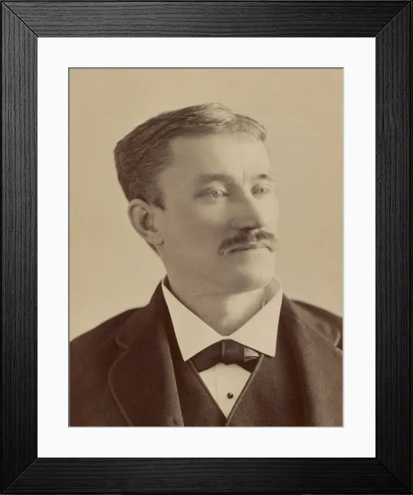 Framed Print : Charles J. Guiteau, assassin of President James Garfield, while in jail in Washington, D.C. Photo by Charles Milton Bell, Feb. 6, 1882