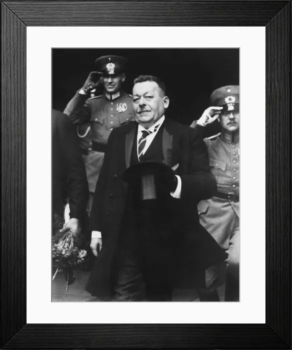 Framed Print : Friedrich Ebert, German politician and leader of the Social Democratic Party during WW1