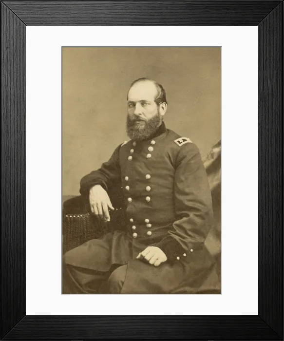 Framed Print : Major General James Abram Garfield in 1863 Framed Print : Major General James Abram Garfield in 1863