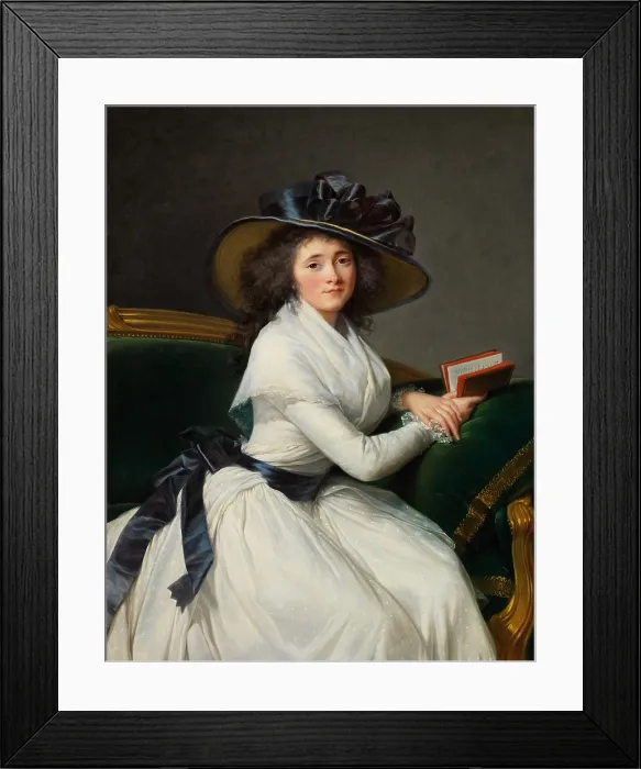 Framed Print : COMTESSE DE LA CHATRE, by Elisabeth Louise Vigee Le Brun, 1789, French painting, oil on canvas. Portrait of the daughter of a courtier to Louis XIV Framed Print : COMTESSE DE LA CHATRE, by Elisabeth Louise Vigee Le Brun, 1789, French painting, oil on canvas. Portrait of the daughter of a courtier to Louis XIV