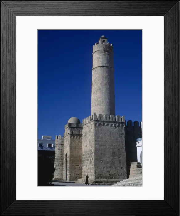 Framed Print : Ksar er-Ribat Fortress, by Aghlabid craftsmen, 790-821, 8th-9th Century, sandstone - Whole artwork view Framed Print : Ksar er-Ribat Fortress, by Aghlabid craftsmen, 790-821, 8th-9th Century, sandstone - Whole artwork view