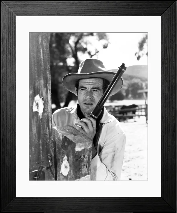 Framed Print : TRAIL STREET, Robert Ryan, 1947 Framed Print : TRAIL STREET, Robert Ryan, 1947