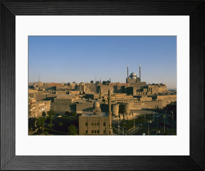 Framed Print : The Saladin Citadel, by Ayyubid craftsmen, 969-1184, 10th-11th Century, sandstone - Whole artwork view
