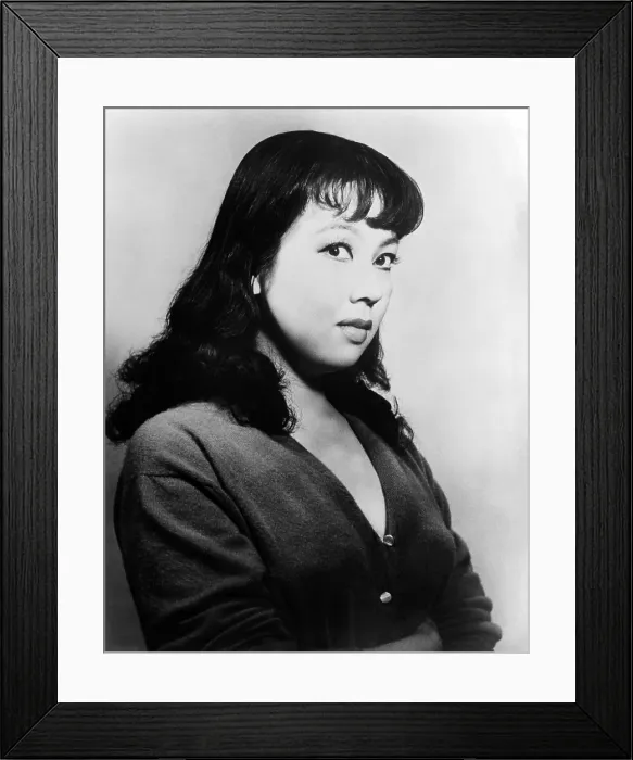 Framed Print : STREET OF SHAME, (aka AKASEN CHITAI), Machiko Kyo, 1956