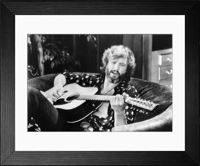 Framed Print : A STAR IS BORN, Kris Kristofferson, 1976 Framed Print : A STAR IS BORN, Kris Kristofferson, 1976