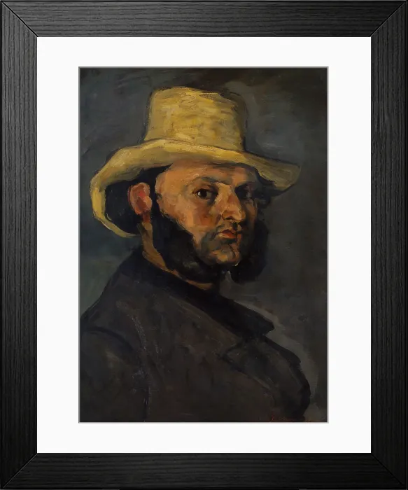 Framed Print : Gustave Boyer, by Paul Cezanne, 1870-71, French Post-Impressionist painting, oil on canvas Framed Print : Gustave Boyer, by Paul Cezanne, 1870-71, French Post-Impressionist painting, oil on canvas