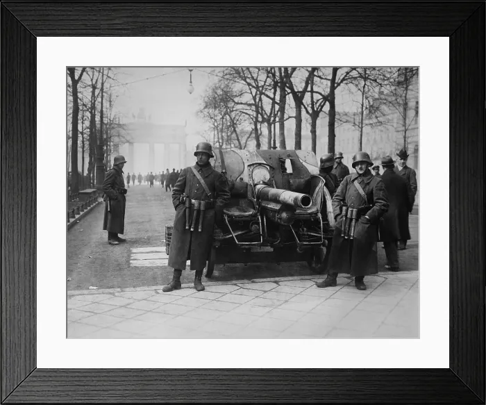 Framed Print : Forces of the Kapp Putsch of March 1920 against the German Weimer Republic government in Berlin