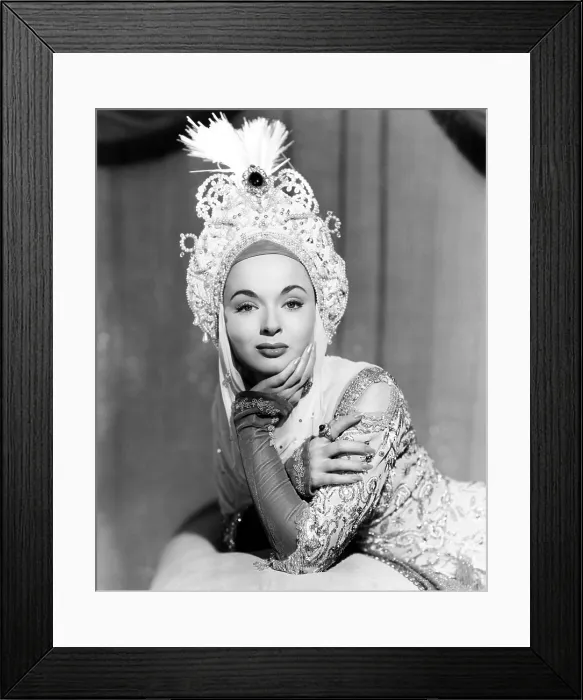 Framed Print : THE GOLDEN HORDE, Ann Blyth, 1951