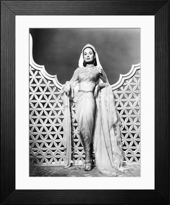 Framed Print : THE GOLDEN HORDE, Ann Blyth, 1951