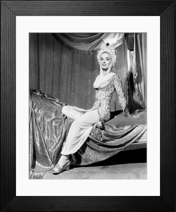 Framed Print : THE GOLDEN HORDE, Ann Blyth, 1951