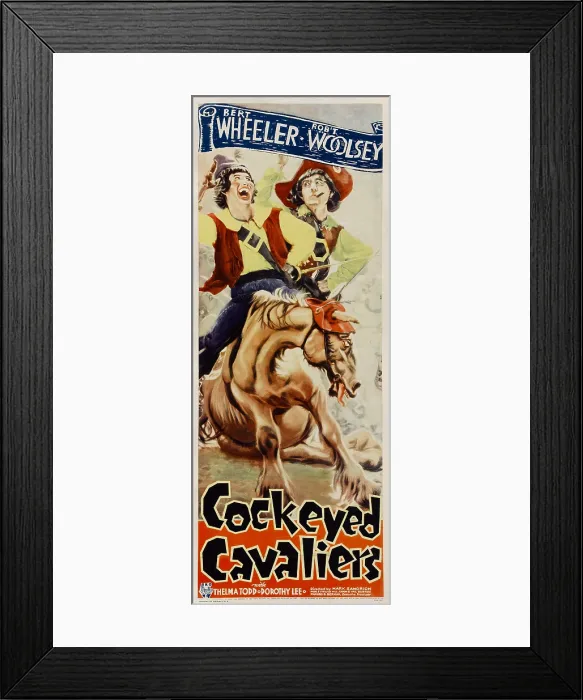 Framed Print : COCKEYED CAVALIERS, from left: Bert Wheeler, Robert Woolsey, 1934 Framed Print : COCKEYED CAVALIERS, from left: Bert Wheeler, Robert Woolsey, 1934