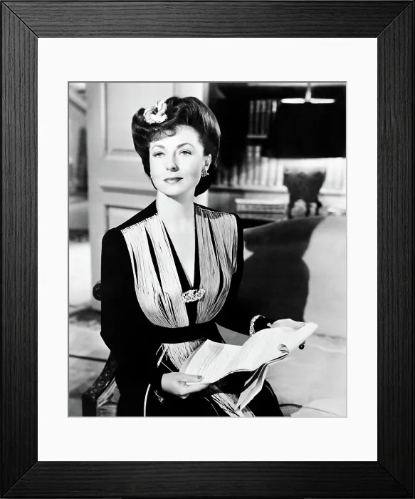Framed Print : GOVERNMENT GIRL, Agnes Moorehead, 1943