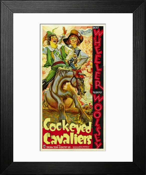 Framed Print : COCKEYED CAVALIERS, from left: Bert Wheeler, Robert Woolsey, 1934 Framed Print : COCKEYED CAVALIERS, from left: Bert Wheeler, Robert Woolsey, 1934