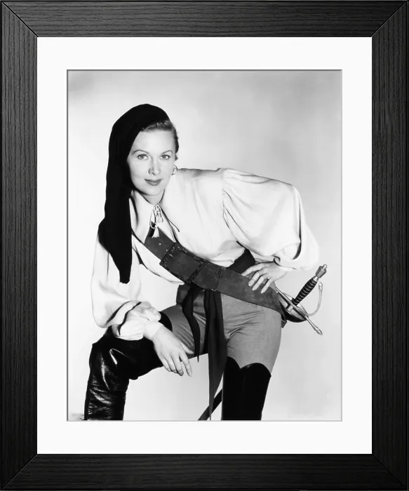 Framed Print : THE GOLDEN HAWK, Rhonda Fleming, 1952