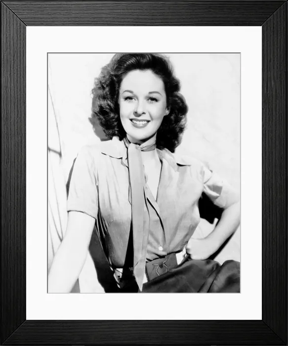 Framed Print : TULSA, Susan Hayward, 1949