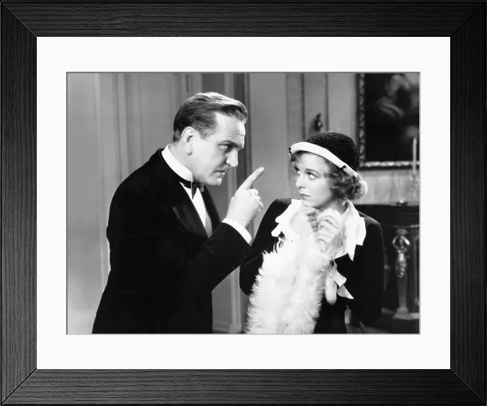 Framed Print : THE GOOD FAIRY, from left, Frank Morgan, Margaret Sullavan, 1935