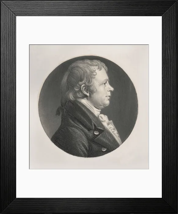 Framed Print : James McHenry, signed the Declaration of Independence, served in the Continential Army during the American Revolution, and attended the Constitutional Convention in 1778