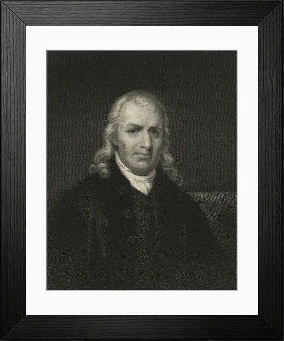 Framed Print : Samuel Chase, was a member of the First and Second Continential Congresses and a signer of the Declaration of Independence