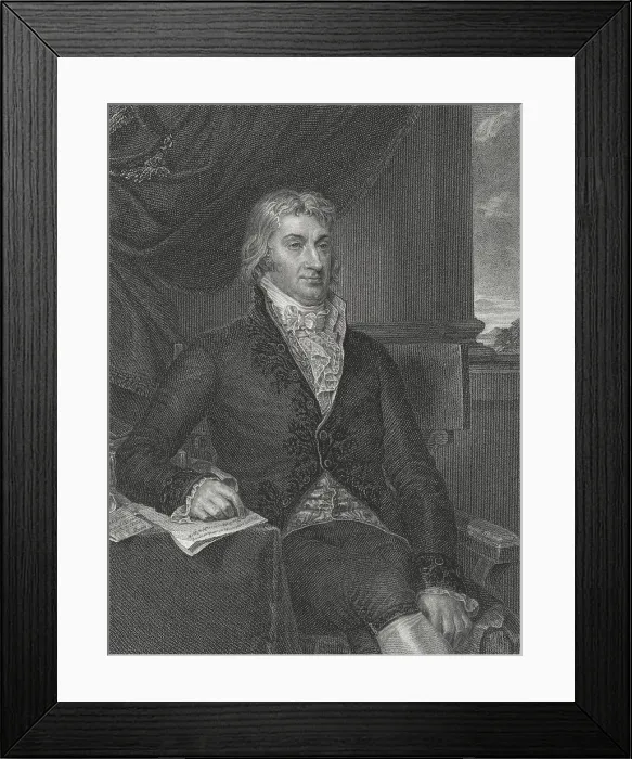 Framed Print : Robert R. Livingston was one of the five drafters of the Declaration of Independence in 1776