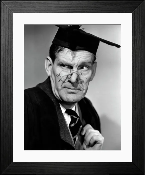 Framed Print : THE GHOST OF ST. MICHAEL'S, Will Hay, 1941 Framed Print : THE GHOST OF ST. MICHAEL'S, Will Hay, 1941